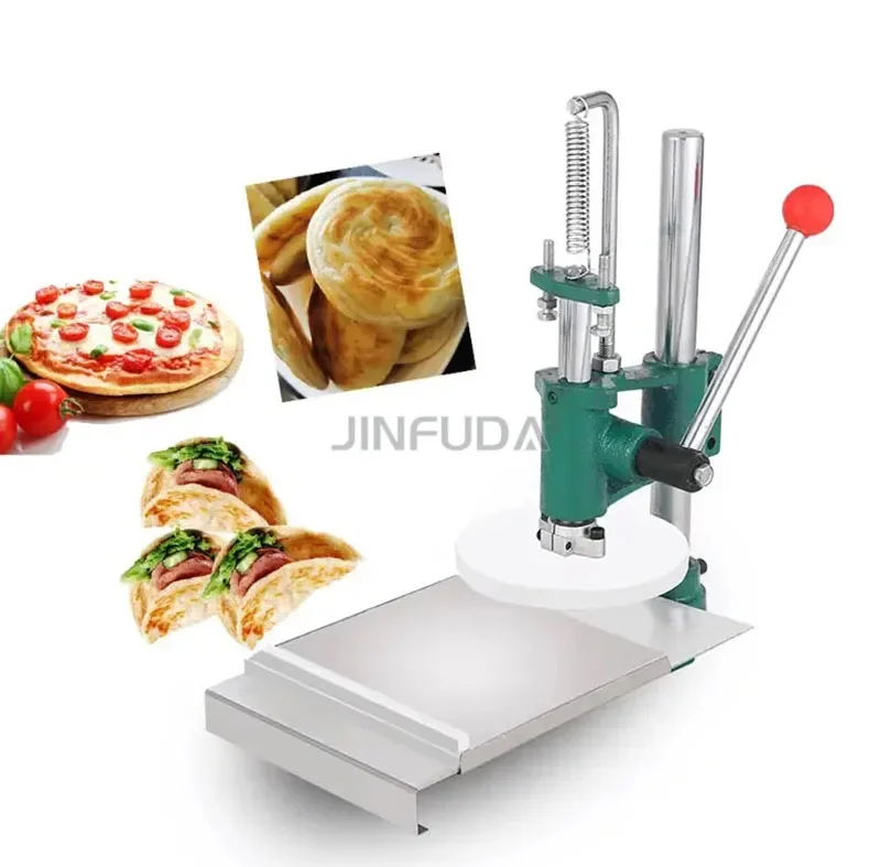 Manual Dough Press 140-360mm Diameter Tortilla Dough Pressing Machine