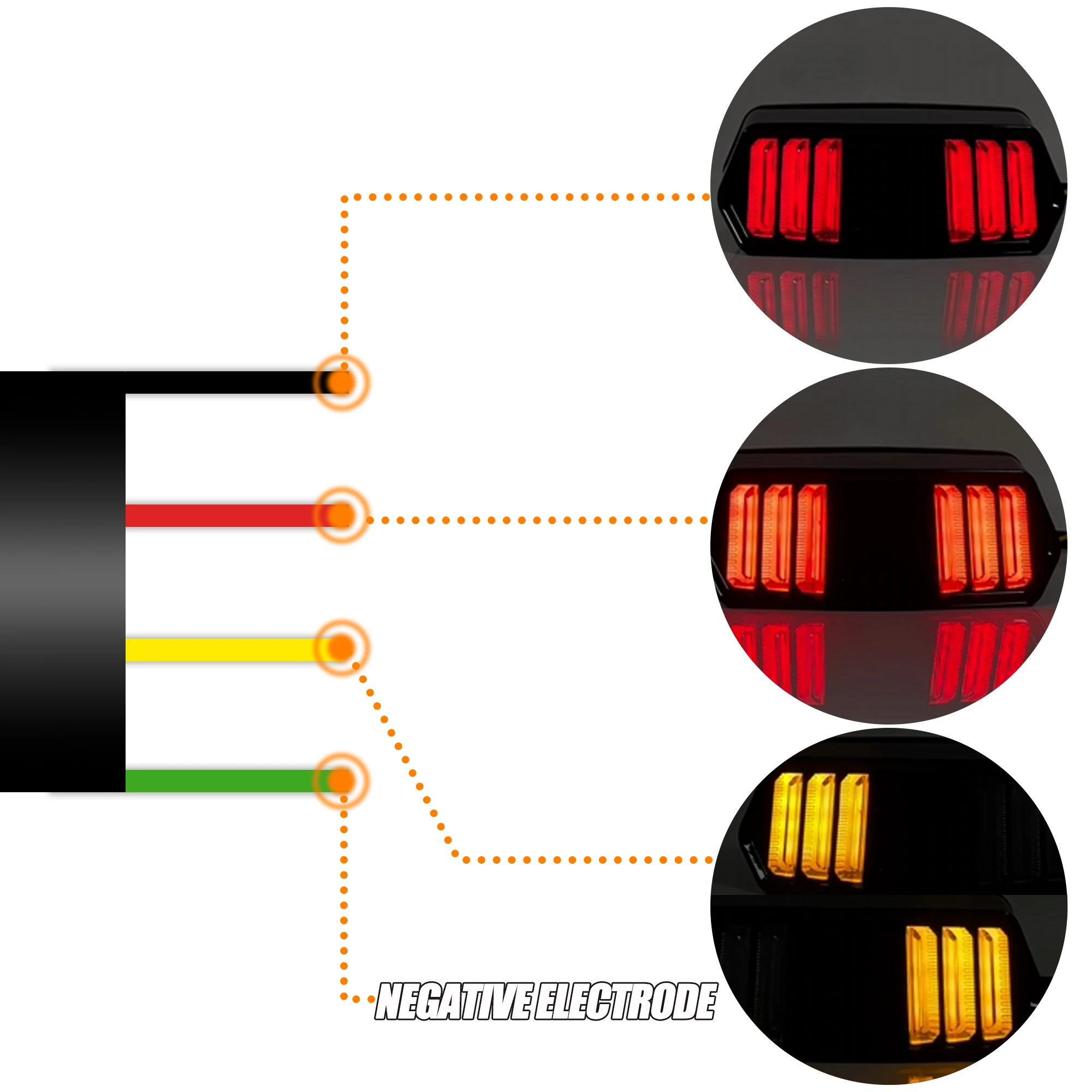 Motorcycle Rear Light For Honda CBR650F CTX700 MSX125 Tail Light Turn Signal LED Stop Brake Indicator Lamp Street Accessories - view 3