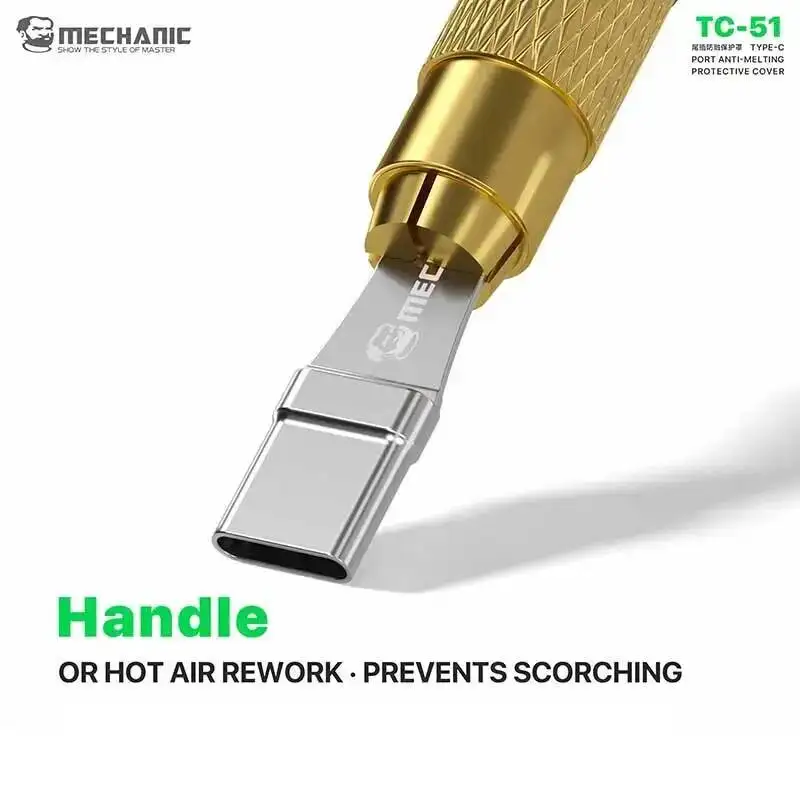 capa-protetora-universal-mechanic-para-porta-tipo-c-tc-51-plugue-de-manutencao-anti-derretimento-sem-deformacao-desmontavel-para-reparo-de-celulares