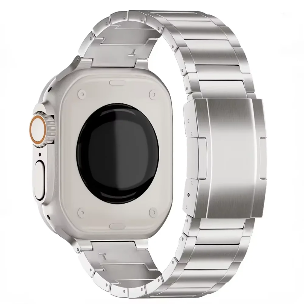 Titanium Metal Strap for Apple Watch Band Ultra 2 49mm 10 42mm 46mm Bracelet for iWatch 9 8 7 45mm 41mm 6 5 4 SE 44mm 40mm Belt