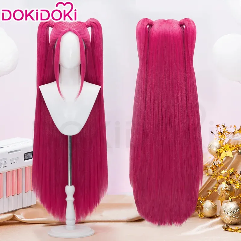2025 Nuovo Rumi Mira Zoey Parrucca Cosplay KPOP Hunters Cosplay DokiDoki KPOP Huntrix Donne Rumi Cosplay 120 cm Unghie Lunghe Dei Capelli Zo ★ ★ ★ ★