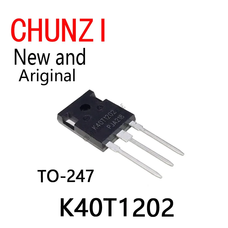2Pcs New and Original IKW40N120T2 IKW40N120 IGBT 40A 1200V 40T1202 TO-247 K40T1202