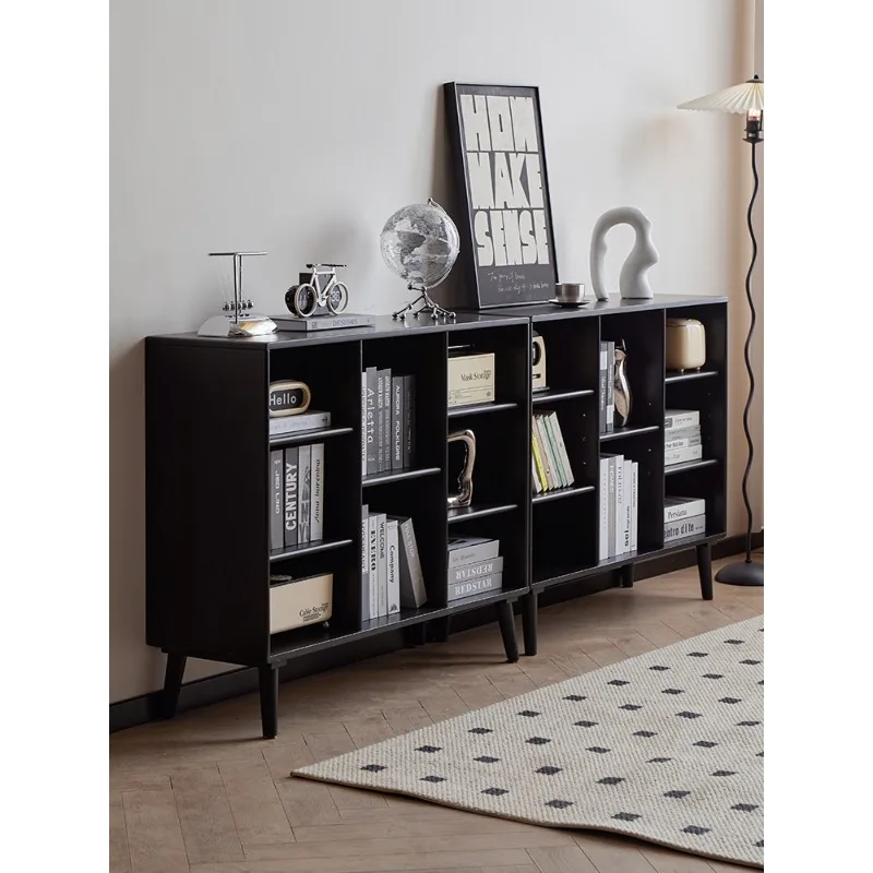wood storage cabinet capaciousness bookcase combination bookshelf household locker  for living room Bedroom
