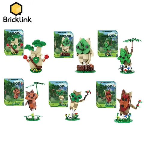 Bricklink Ideas Zeldaed Action Figures Bricks Yahaha Korok - BOTW Keglo Seeds Sets With Box Building Blocks Kid Toys Gift