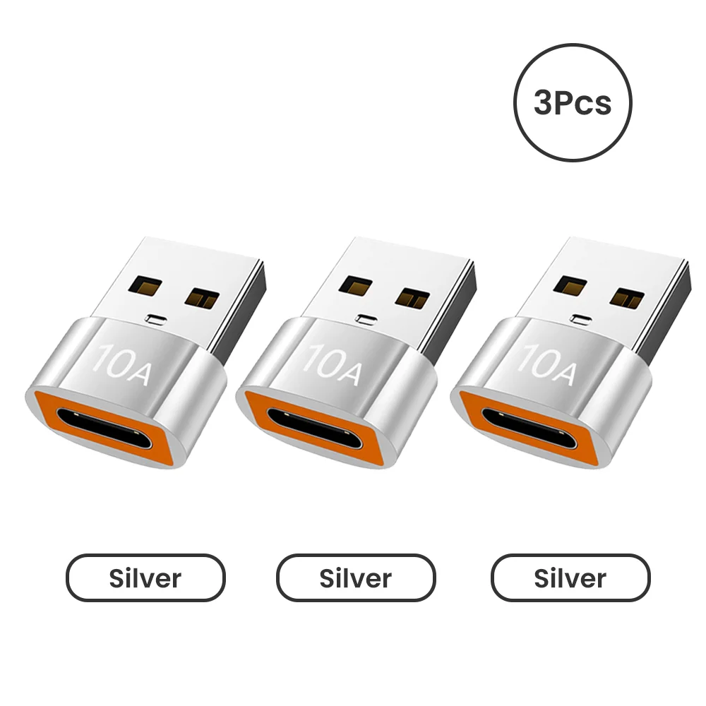 NNBILI USB 3,0 Typ-C Daten Adapter Typ C 10A USB C Stecker Auf USB Buchse Konverter Für macbook Xiaomi Samsung Schnelle OTG Stecker 