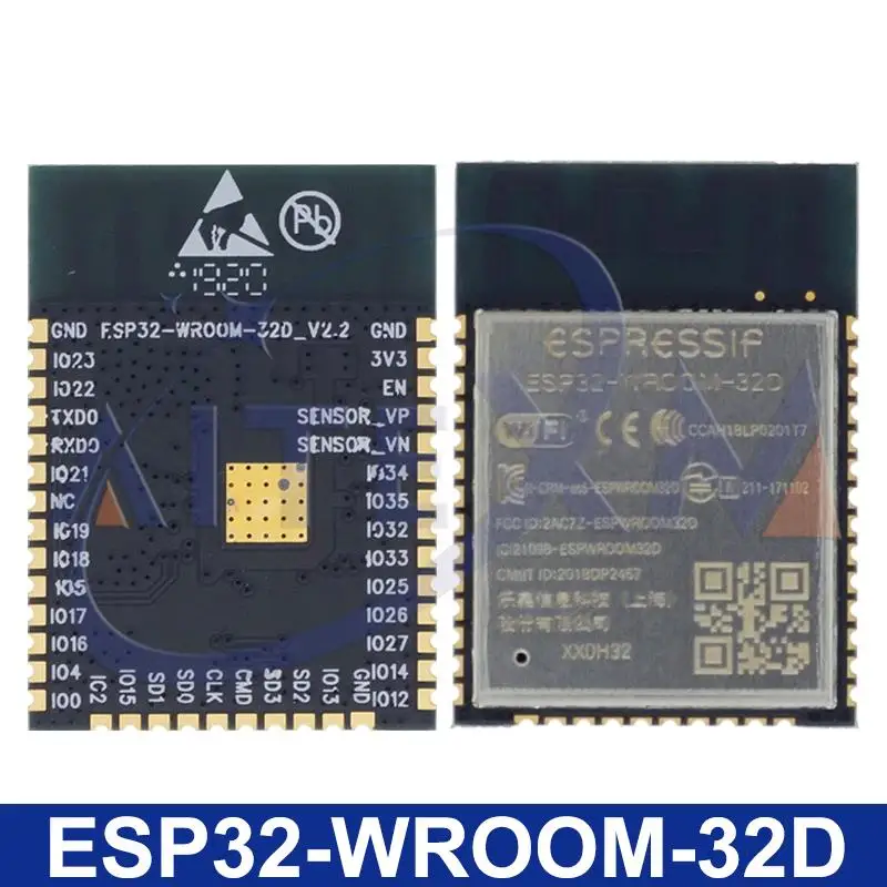 ESP32 ESP-WROOM-32 Wireless Module 32D/32U ESP-WROOM-32D ESP-WROOM-32E ESP-32 Bluetooth and WIFI Dual Core CPU MCU Board