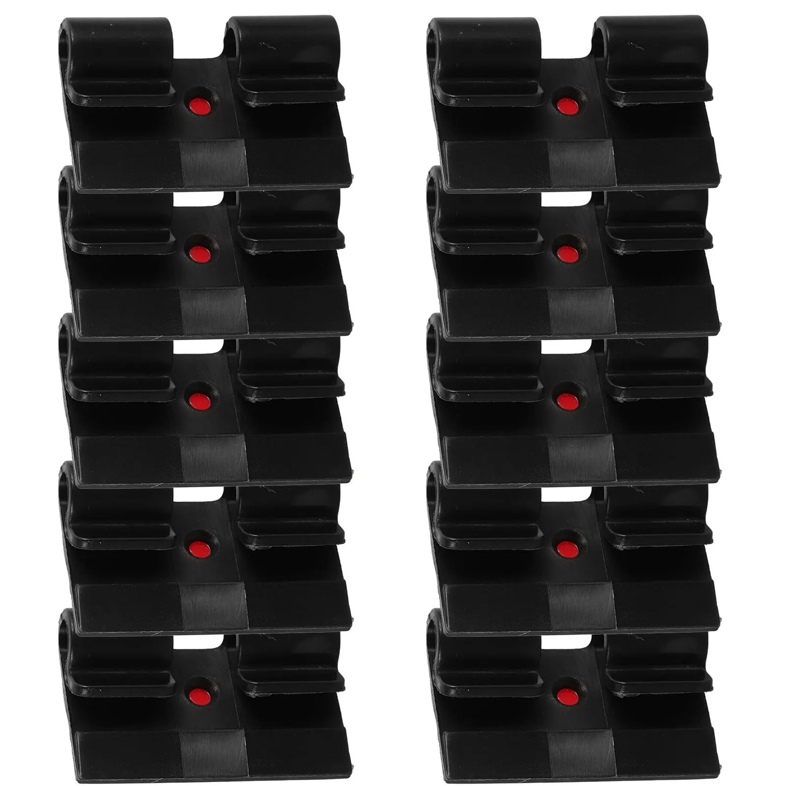 10 قطع من مشابك الكابلات اللاصقة لإدارة الأسلاك، عصا على مشابك حامل الكابل للاستخدام المنزلي والمكتب