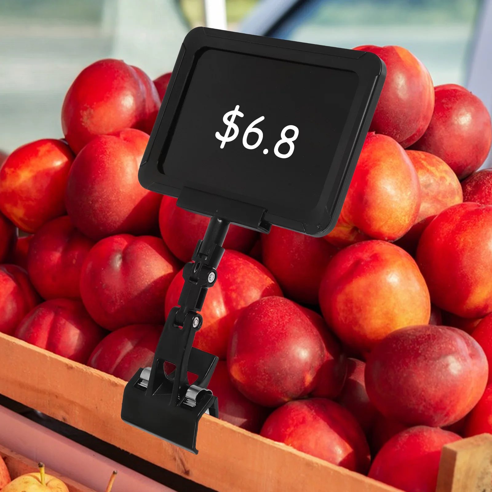 

Multi-Purpose Price Tag For Fresh Produce Markets Retail Merchandise Clip On Labels Double Sided Mini Blackboard Sign Holder