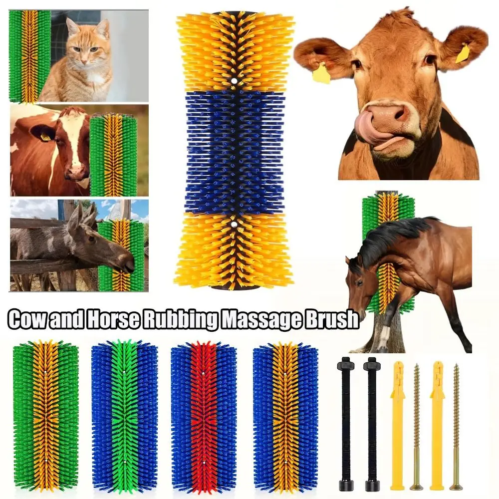 Deep Massage Livestock Grooming Brush Quick-Connect System Scratching Brush Itch Relief Brush Itch Relief Half Side