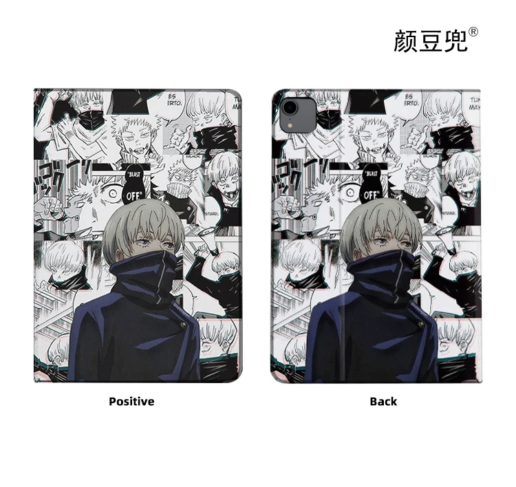 Inumaki Toge Anime Jujutsu Kaisen For Samsung Galaxy Tab A7 Lite 8.7 2021 Case S9 Plus Tri-fold stand Cover Galaxy Tab S6Lite S8