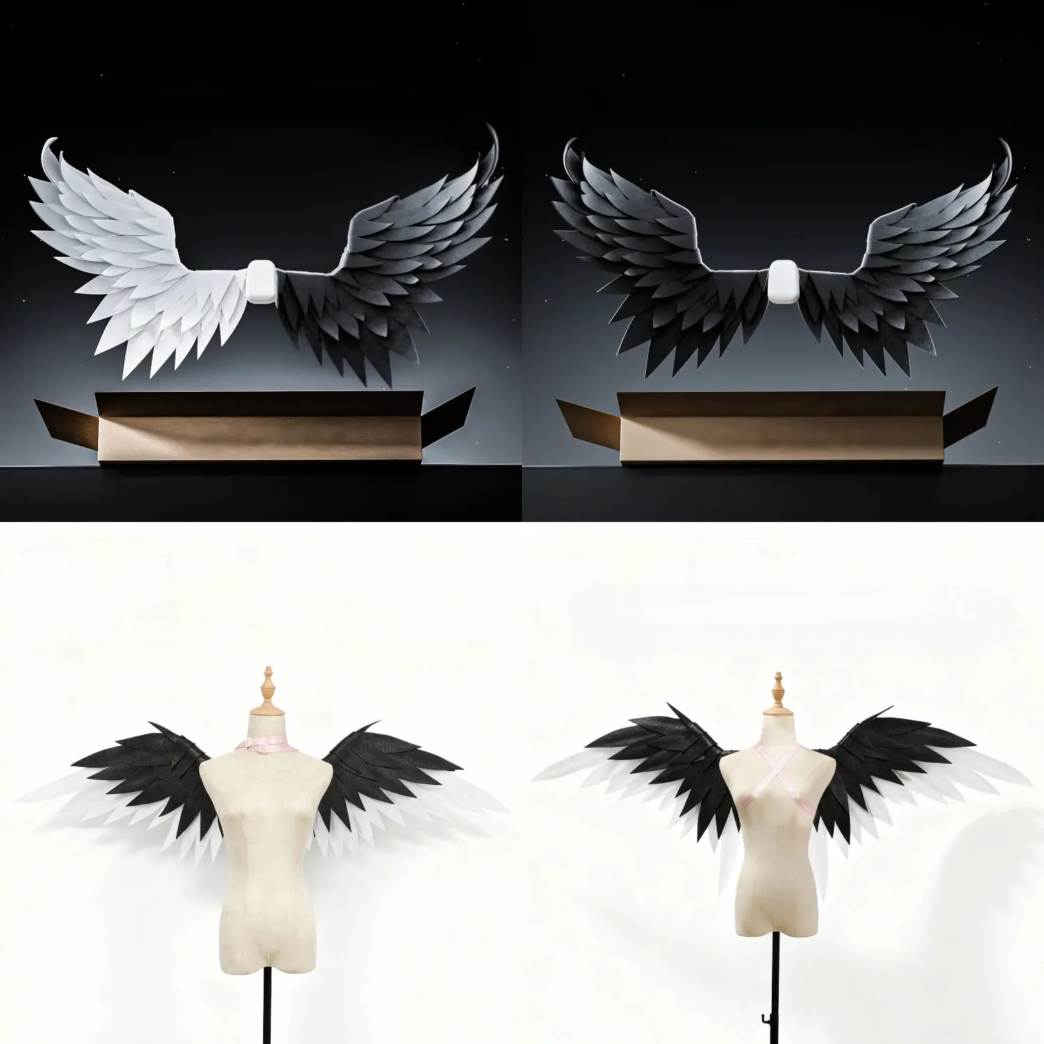 Electric Wings, Handmade, Suitable for Cosplay, Halloween Parties, Stage Performances, and Short Video Shooting.