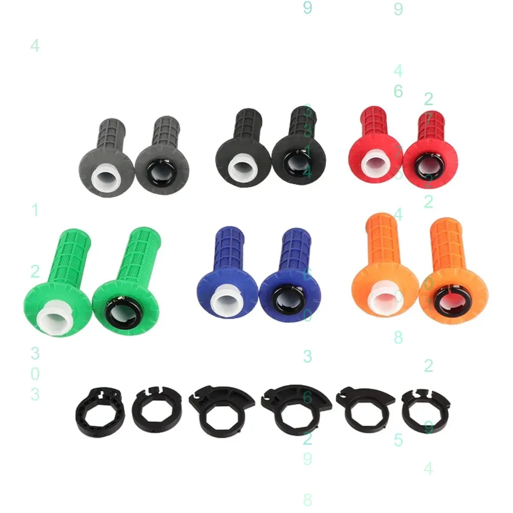Lock-on Handlebar Grips Set for Off-Road Motorcycles 2008-2022 & Dirt Bike 2014-2022 Motorcycle Hand Grips