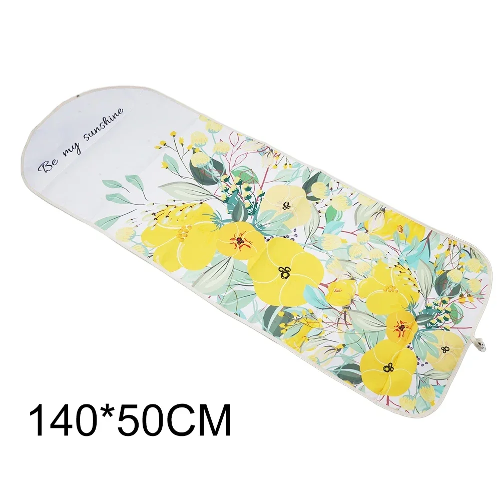 Super Extra Wide Drawstring Ironing Board Cover High Temperature Resistance Scorching Ironing Board Padded Cover 140x50cm