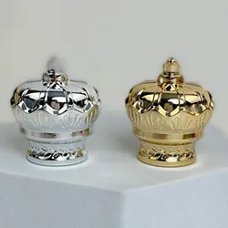 Golden Crown Cover for Perfume Bottle 15MM Diameter Exquisite Acrylic Cover Adapted for 17.2mm Nozzle Spray Bottle Lid