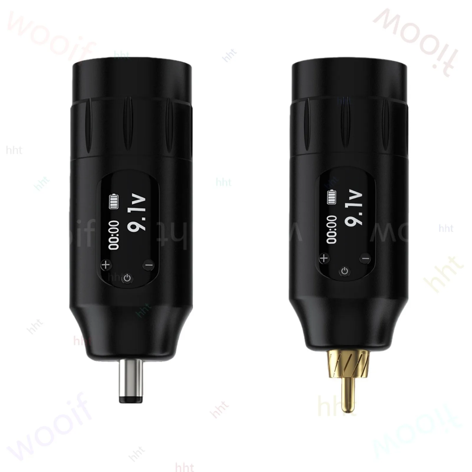 

Mini tattoo battery high definition display large capacity convenient mobile power USB wireless charging