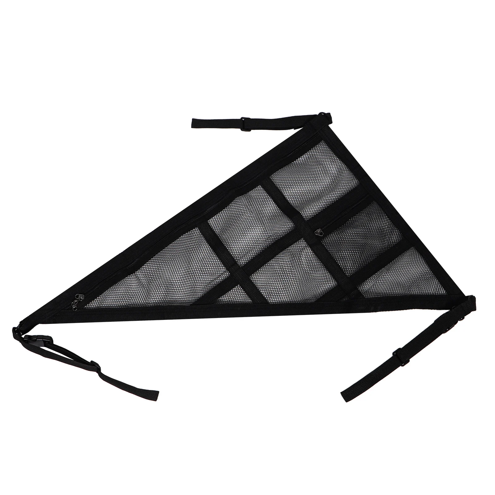 

Roof Storage Net Bag Large Capacity Polyester Mesh Pocket Secure Stable Installation Black Car Camping SUV Cargo Netting Pouch