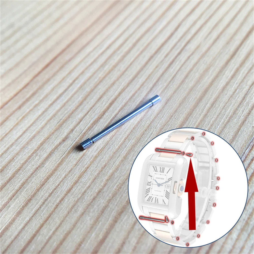 

watch screw tube for Cartier Tank Anglaise 3511 watch steel band rod