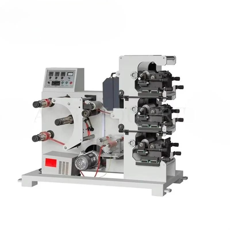 Customized thermal paper slitting machine Tape Printing Machine For Adhesive Packing Tape PLC Control CE Certified