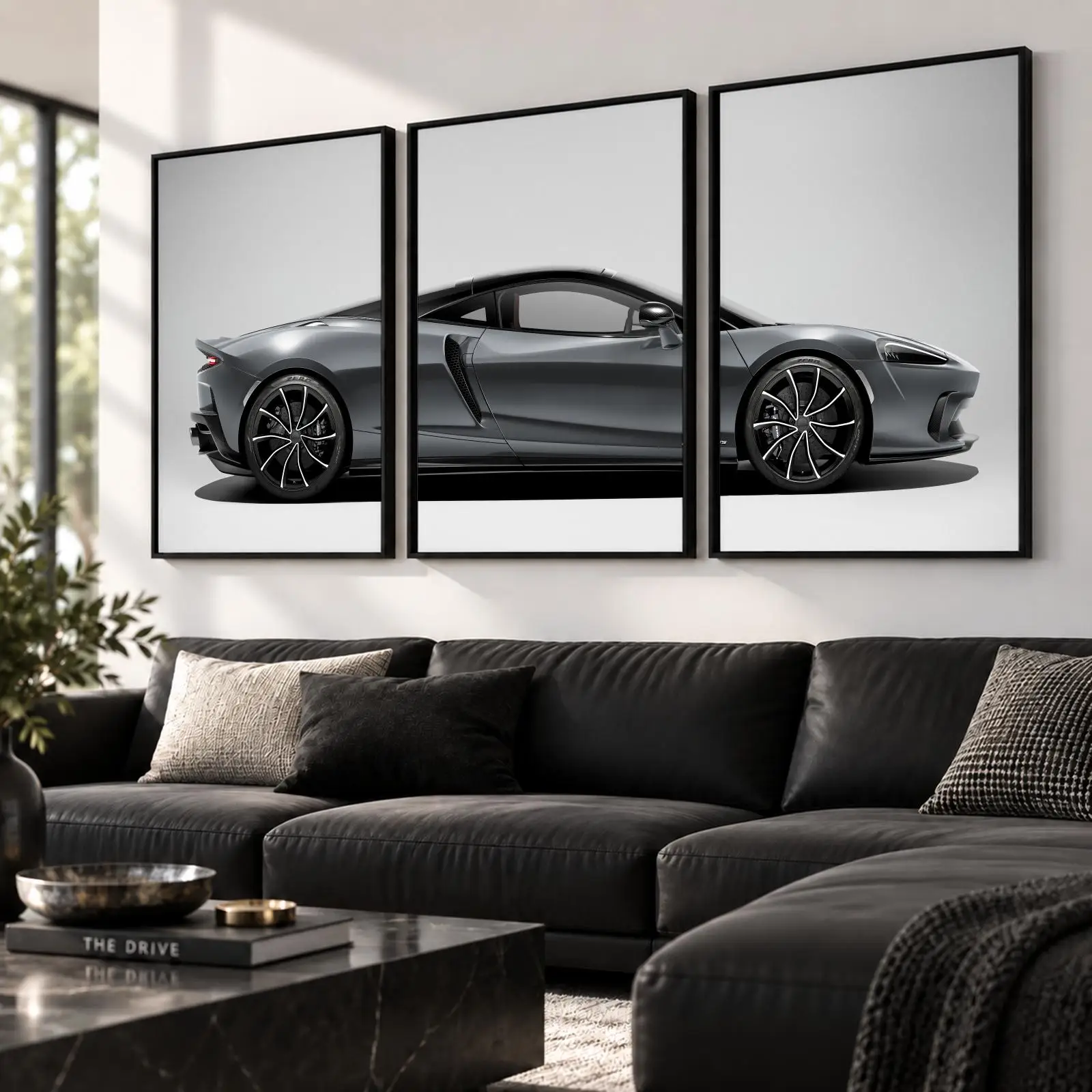 3pc G-GTS Exotic Machine Painting Calligraphy Canvas Poster Set Wall Art Prints for Bedroom Living Room Home Decor Gift