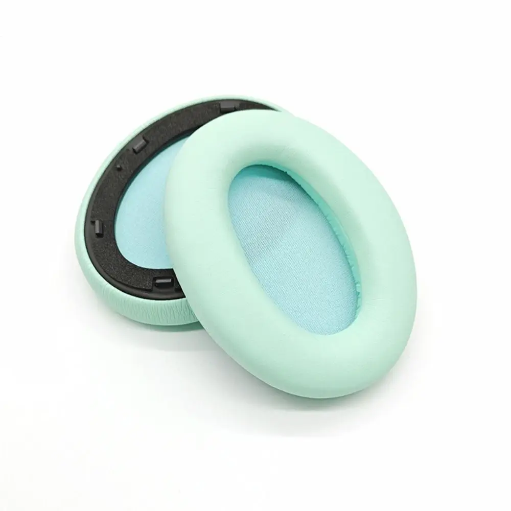 2 ชิ้นใหม่หนัง Ear Pads หน่วยความจําฟองน้ําเปลี่ยนหูฟังหูฟังอุปกรณ์เสริมชุดหูฟัง Earmuff สําหรับ Edifier MT6