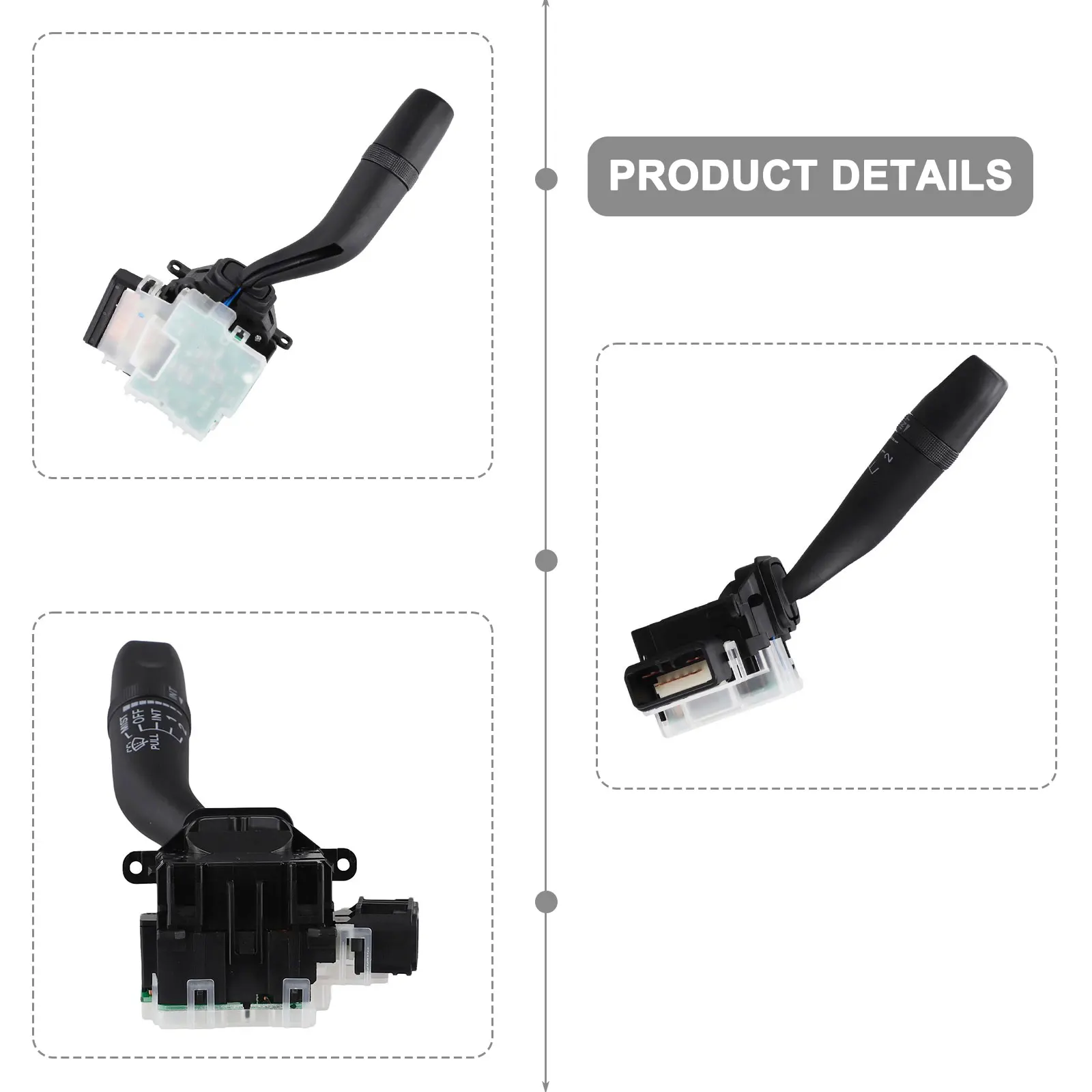 أحدث OEM رقم GJ6A-66-128 التحكم ممسحة التبديل ساق العمود GJ6A-66-128 صالح لمازدا 6 ل CX-7 ل RX-8 اكسسوارات #1