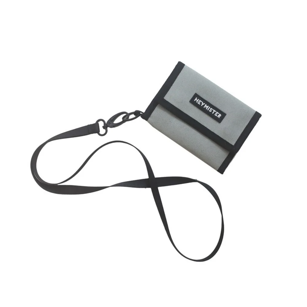 

Casual Portable Money Bag Lightweight Anti Loss Sports Wallet With Hanging Rope Hand Bag Men