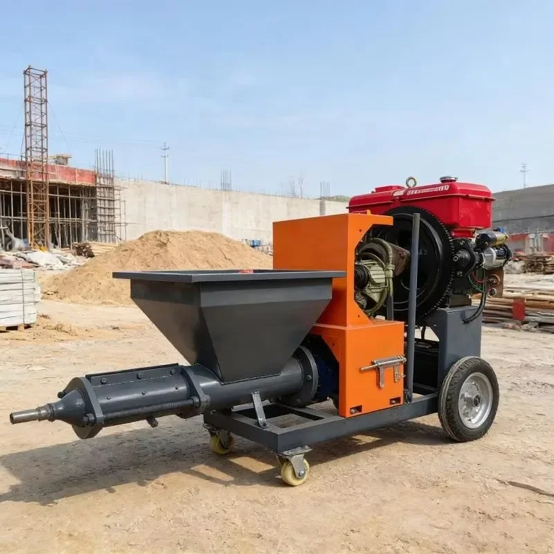 Cement Mortar Spraying Mixing Machine with Motor and Pump 4000W 380V