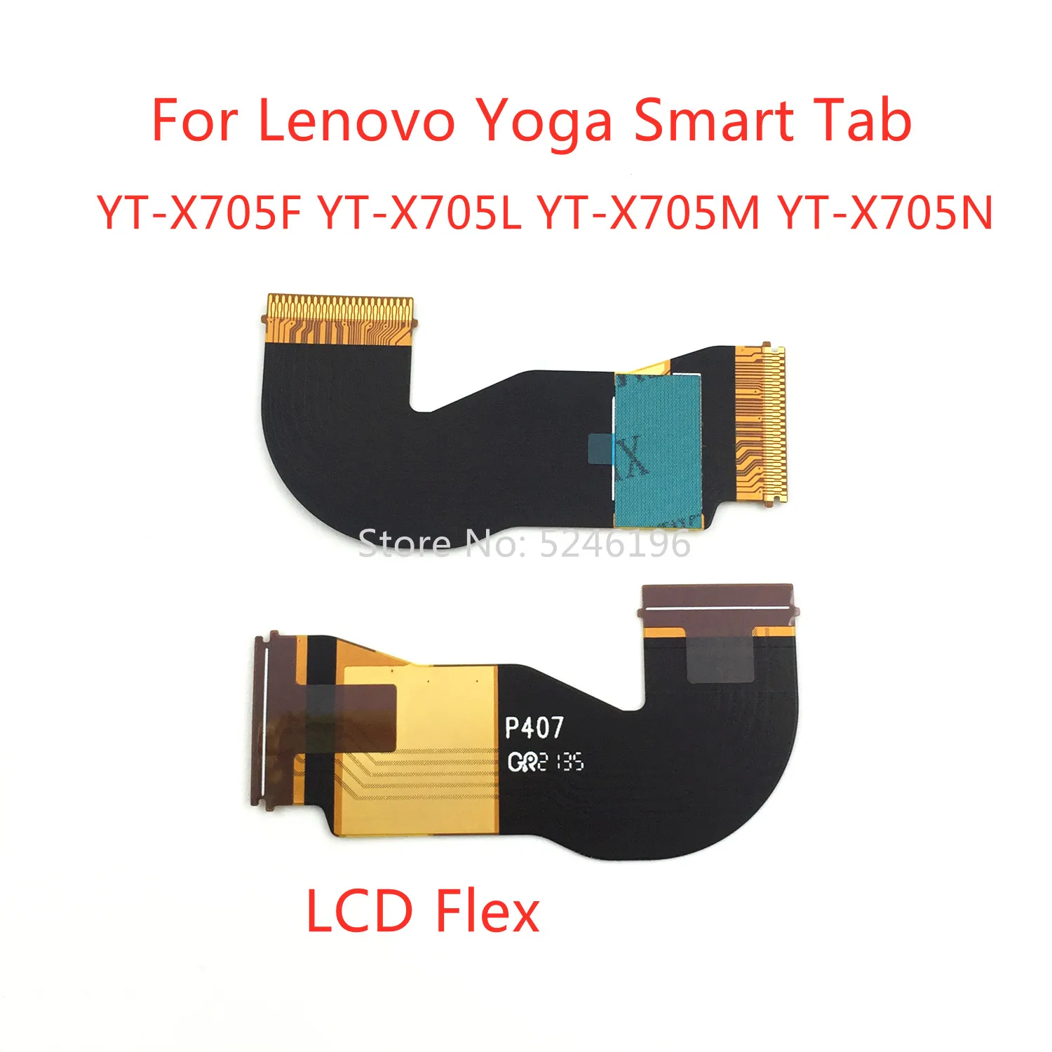 1pcs LCD Display Flex Cable Touch Screen Connector For Lenovo Yoga Smart Tab YT-X705F YT-X705L YT-X705M YT-X705N Replace Part.