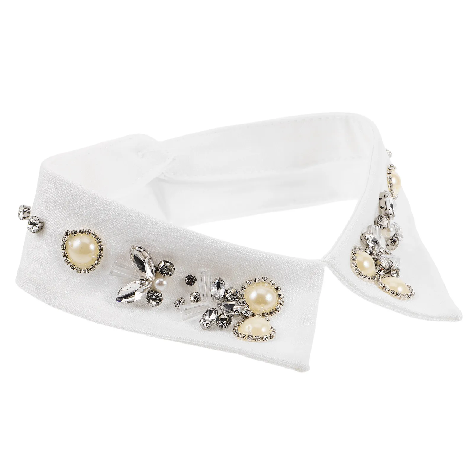 White Detachable Dickey Collar for Women Faux Collar Elegant Shoulder Cape for Shirts Dresses Sweaters All Season Chic Style