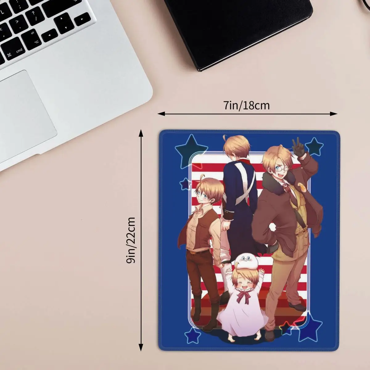 Hetalia Group World Stars Mouse Pad Computer Keyboard Mouse Mat Gaming PC Laptop Desk Mat Office Accessories