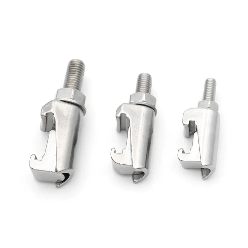 ISO Double Claw Tri Clamp Stainless Steel  M8 M10 M12 Vacuum Flange Fitting Bolt Groove Hook Type Caliper Screw