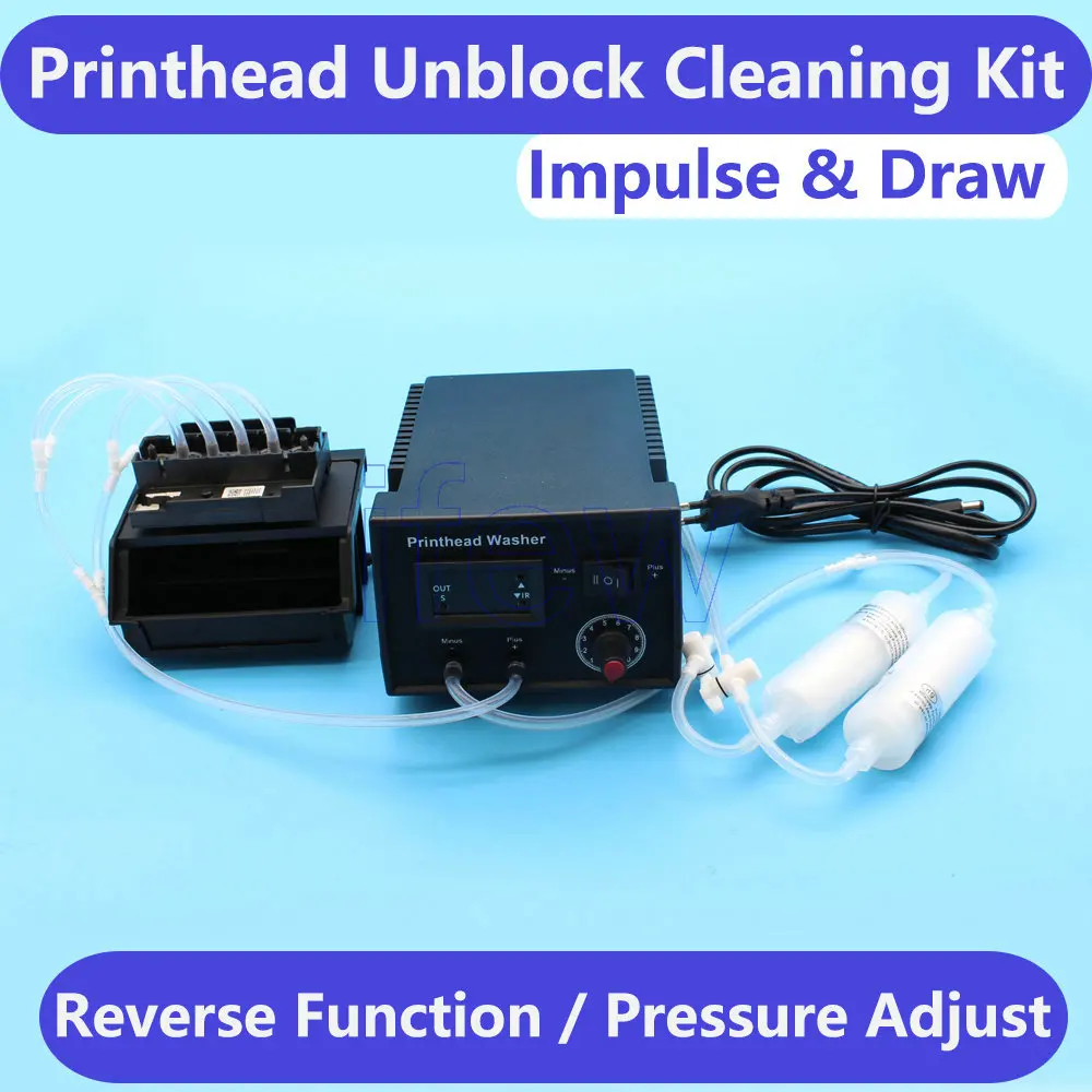 Printer Head Cleaning Machine Printhead Cleaner Kit Liquid Cleaning i3200 Clean Wash Print Head For Epson L805 L8050 L1800 L800