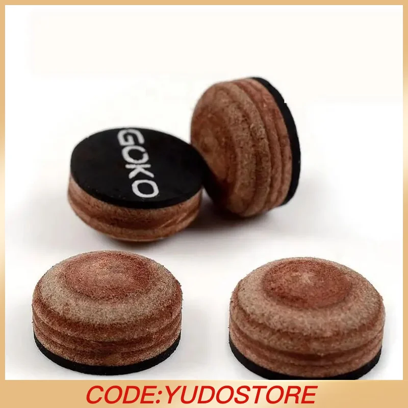 

GOKO 3035 Billiard Cue Tip with 12.5mm Tip Professional Pool Cue Tip for billiard accessories