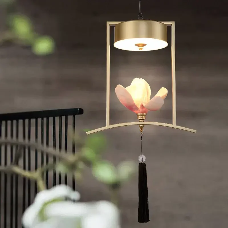 2026 Creative Chinese Style Room Chandelier Ancient Entrance Balcony Bedside Hallway Lighting Design