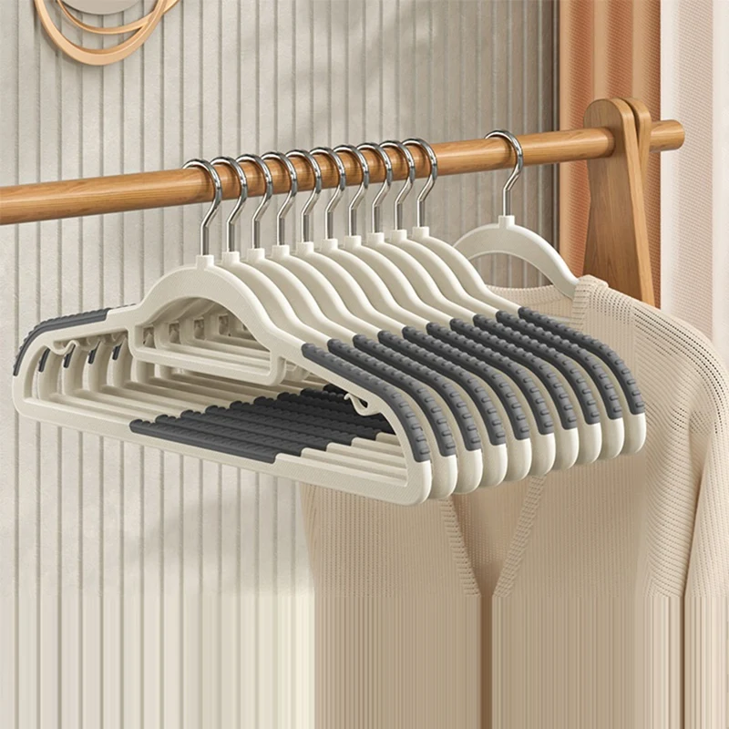 

Clothes Hanging Household Hangers Non-Slip Dormitory Bedroom Storage Hangers Traceless Hangers-ABRM