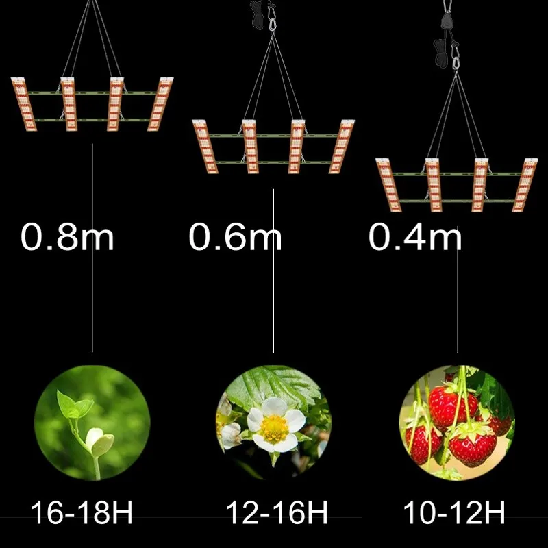 Led Grow Light Bars Full Spectrum 1000W 2000W 3000W 4000W Led Plant Growing Lamp for Plants Veg Hydroponics Growing System