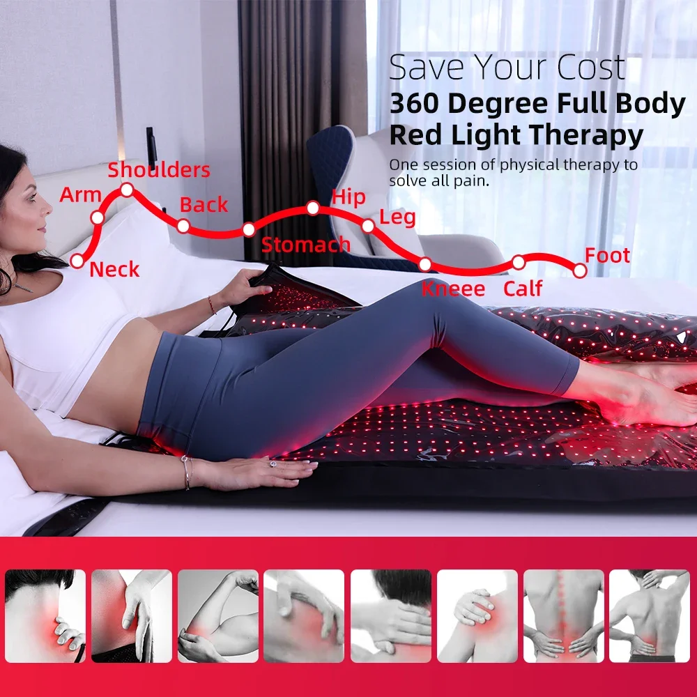 Redfy Infra  Red Led Light Photon Therapy Blanket Pain Relieve For Home Use