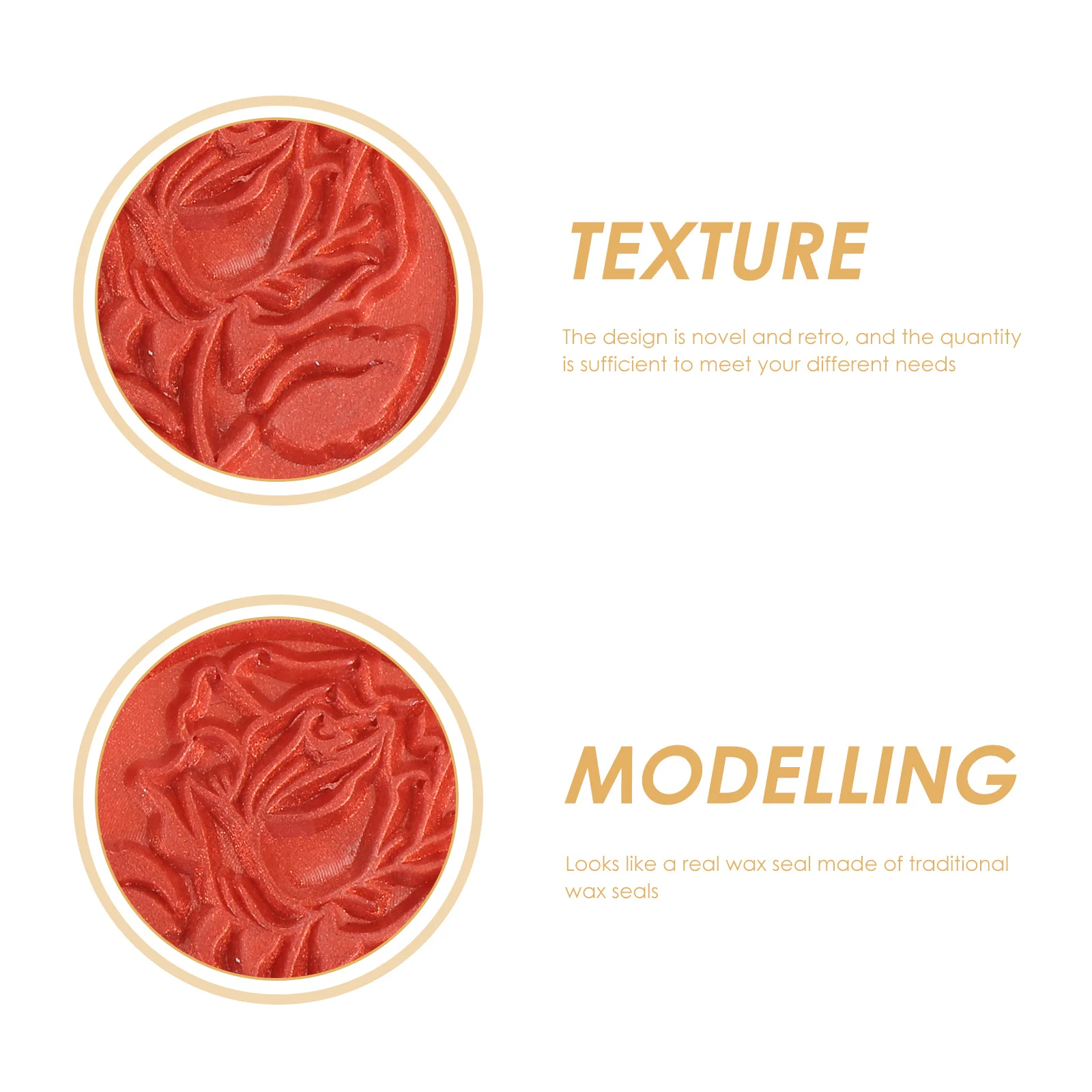 

50Pcs Fire Lacquer Seal Stickers Self-Adhesive Wax Envelope Seal Decoration Cards Craft Gift Box Label Sealing Sticker