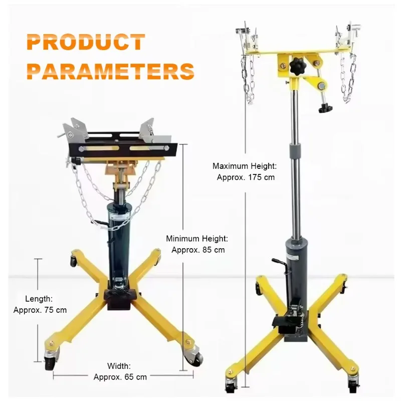 High Level Transmission of Hot Selling Automotive Repair Auxiliary Tools 0.6ton Transmission Jack