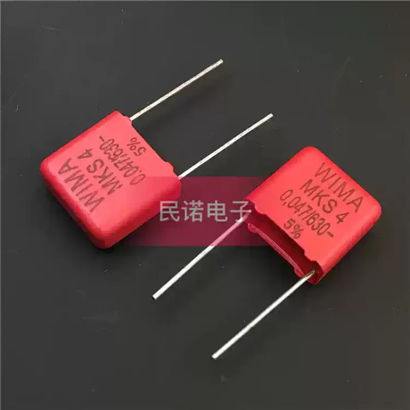 10-100pcs of brand new German Weima capacitors WIMA MKS4 630V 0.047UF 630V473 47NF with a pin spacing of 10mm