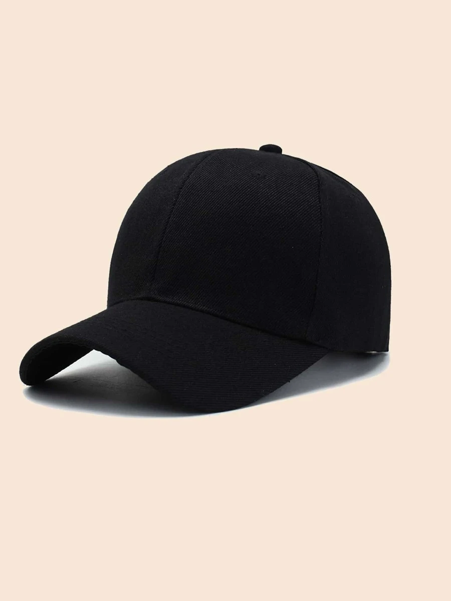 1 Multiple Colors Unisex All Season Fashionable Solid Color Korean-style Simplicity Outdoor Baseball Cap