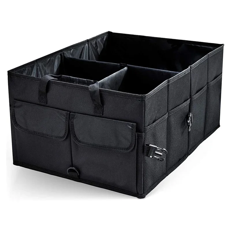 Boîte de rangement de voiture de grande capacité, organisateur de coffre de voiture, écologique, Sup