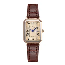Women Watches Vintage Small Dial Watch Sweet Leather Strap Casual Women's Watches Bracelet Quartz Ladies Watch Women Clock Wrist