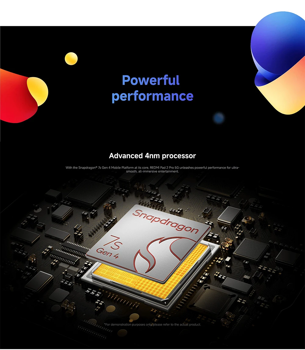 Global Version Xiaomi Redmi Pad 2 Pro 5G 12000mAh Battery 12.1" 2.5K Crystal-Clear Display 8GB 256GB Flexible 5G Connectivity 5G+eSIM Xiaomi HyperOS