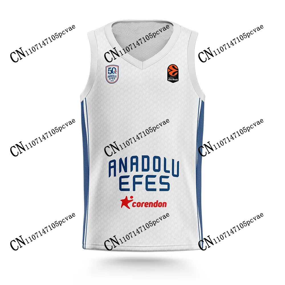 Turkish Style 2026–27 Anatolia, Efes, Istanbul  Basketball T-shirt New Arrivals Home & Away Special Jersey Adults & Kids Casual