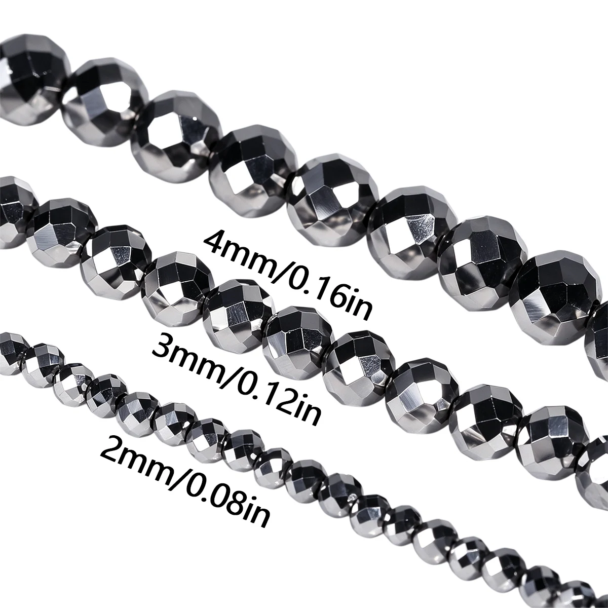 2-4mm 45-80pcs Stone Half strand Round cut Taihezi Spacer Loose Beads For Jewelry Bracelets Necklace Making DIY Accessories