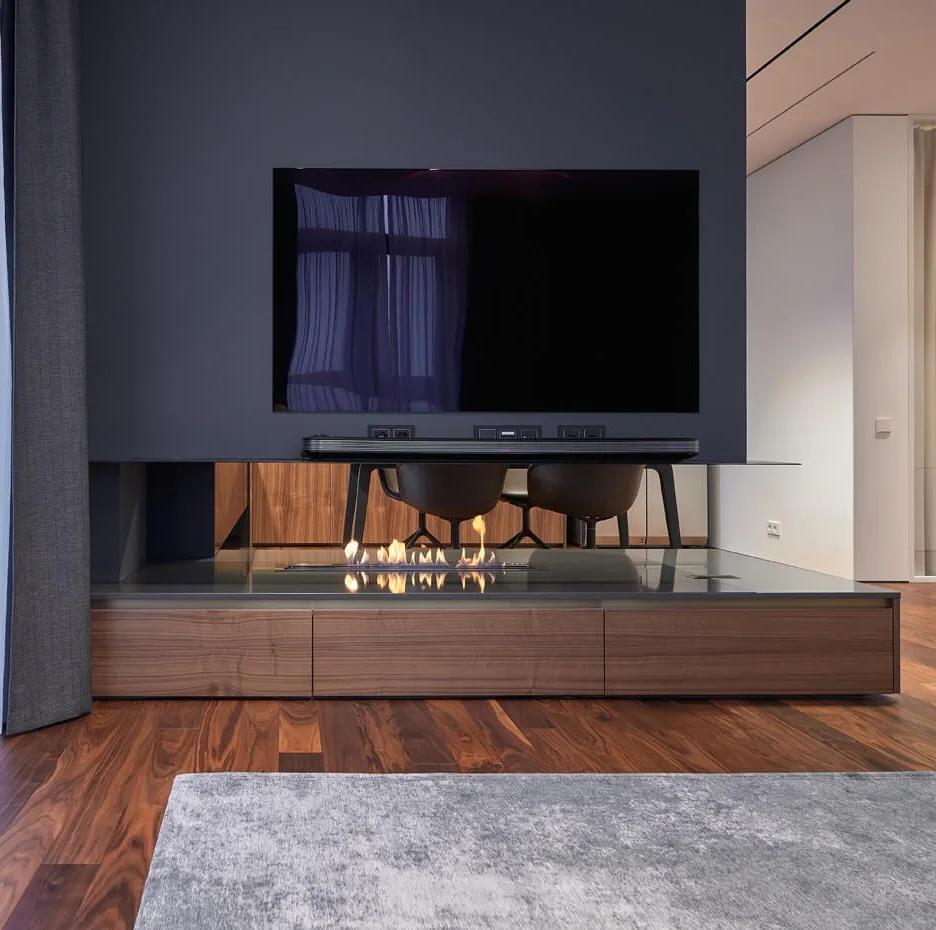 

Inno-Fire 18 Inch Eco Fireplace Remote Control Alcohol Chimney