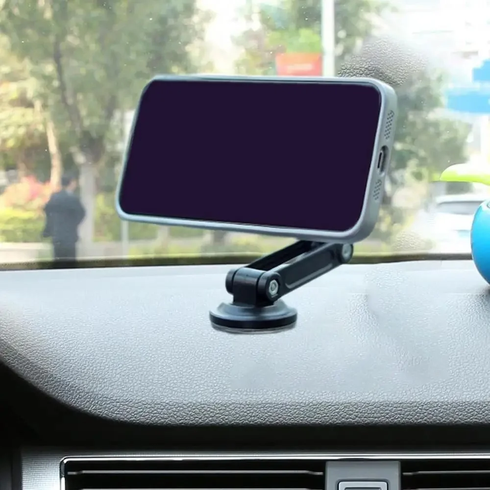 Magnetic Dashboard Phone Holder Adjustable Car Smartphone Stand_voghion.com