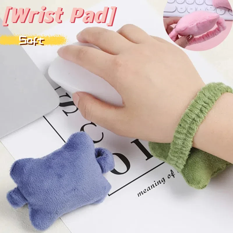 Multi-purpose Wrist Pad Mouse Wrist Guards Hair Band Mouse Wrist Soft Freely Moveable Hand Pillow For Office Worker Gamer