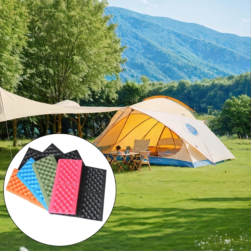 YD61 Outdoor Moisture-Proof Folding Mat Ground Seats Cushion Folding Padded Sit Mat Insulated Watertight Hiking Seats Pad